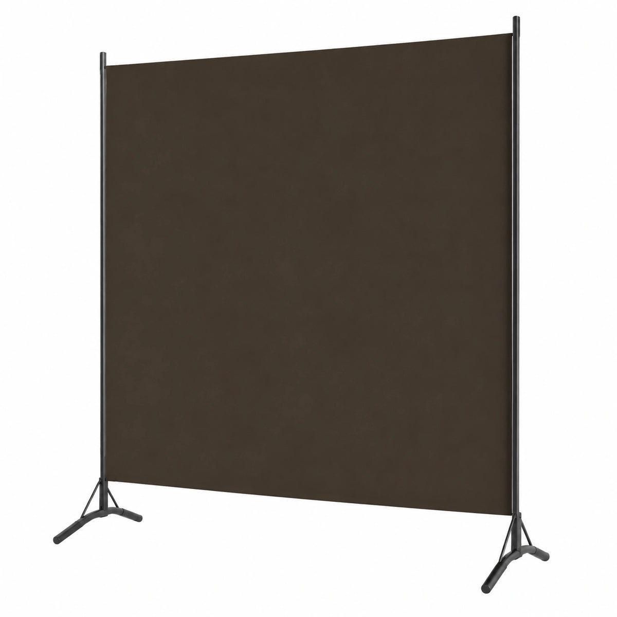 Biombo Separador de 1 Panel para Dormitorio en Marrón