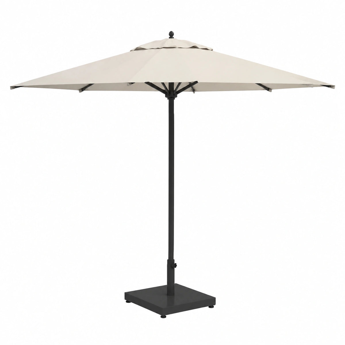 Base de Sombrilla Cuadrada Resistante 45x45x31,5 cm Gris para Jardín y Terraza