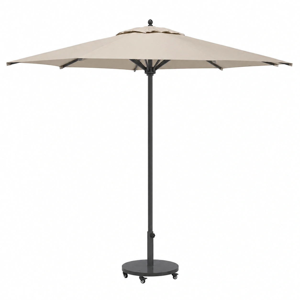 Base para Sombrilla de Exterior Gris Oscuro, Soporte Resistente y Estable
