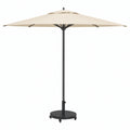 Base para Sombrilla Resistente al Clima Negra 48x48x32 cm, Soporte Estable para Parasol Exterior