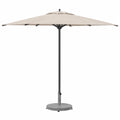 Base de Parasol de Madera Gris Oscuro Resistente al Clima