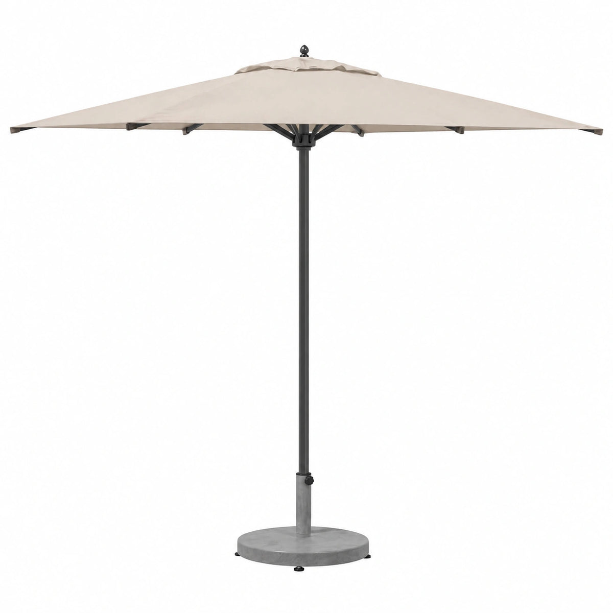 Base de Parasol de Madera Gris Oscuro Resistente al Clima