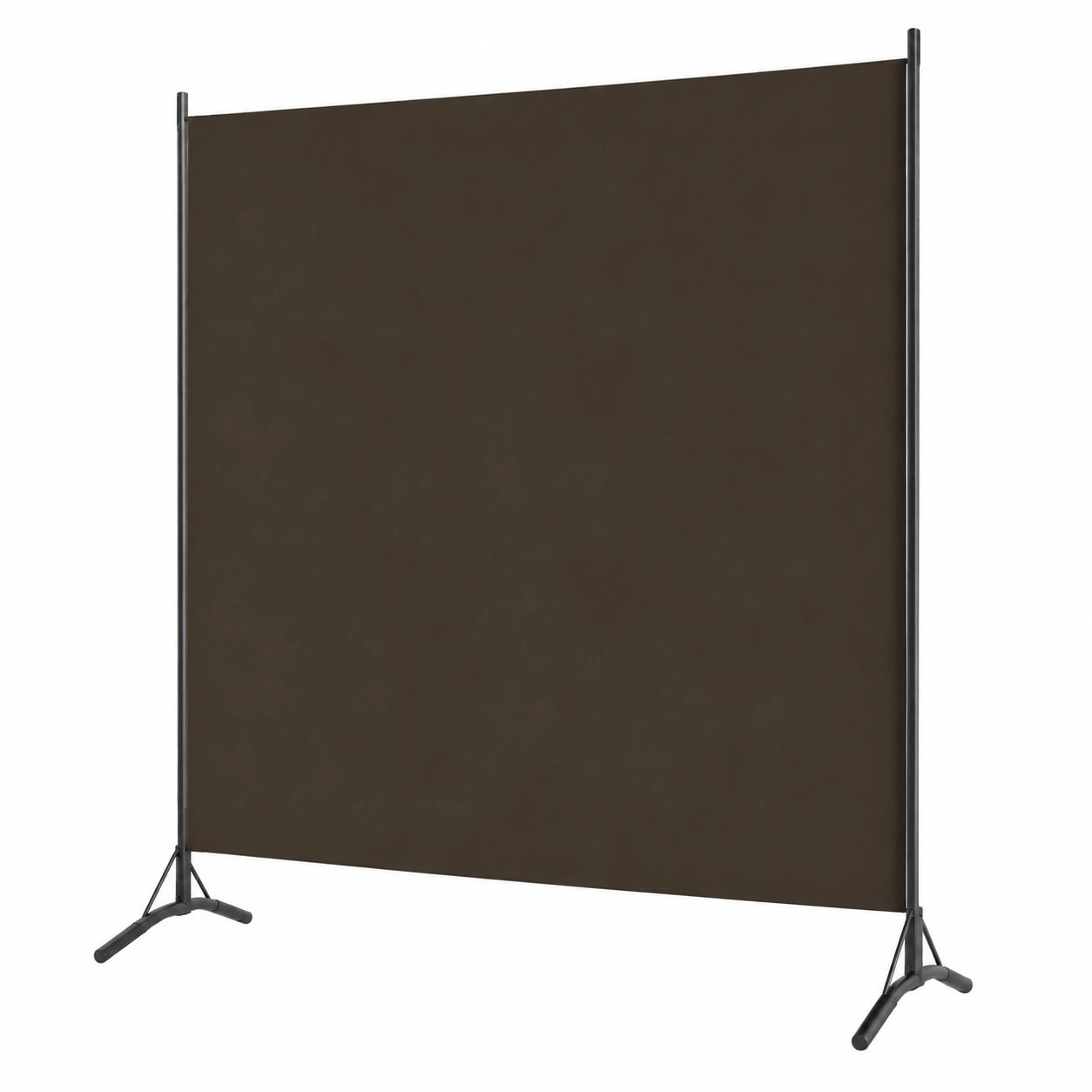 Biombo Separador de 1 Panel para Dormitorio en Marrón