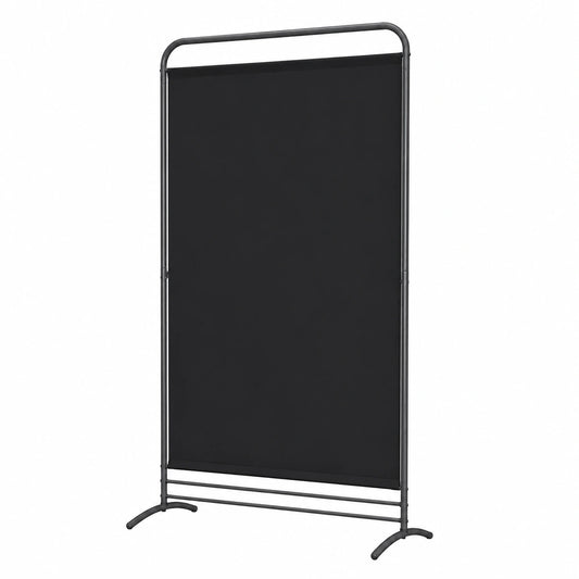 Biombo Decorativo Negro 80x180 cm, Separador de Ambientes Elegante