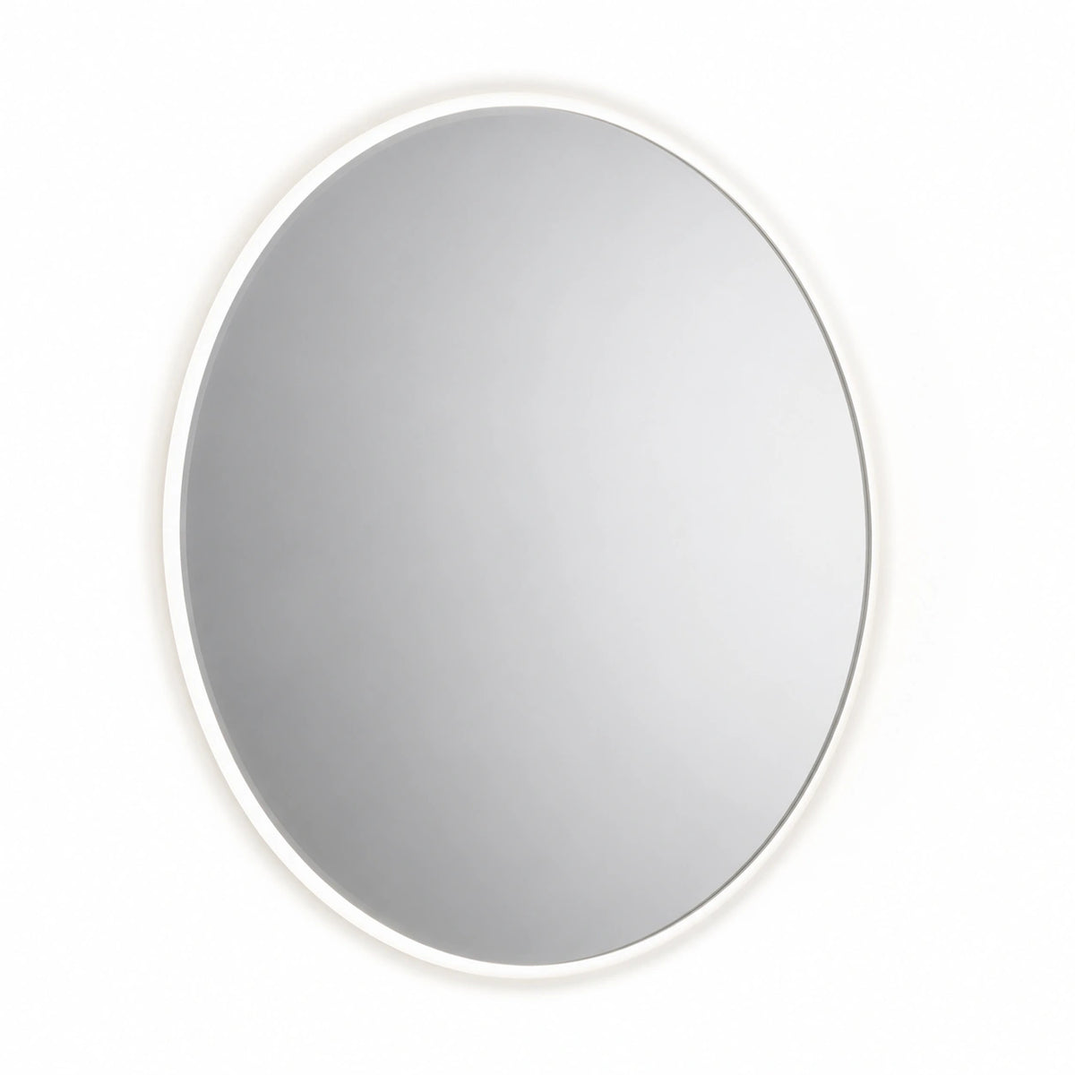 Espejo de Pared Redondo con Luz LED Fría 6500K para Baño y Vestidor - Diámetro 100CM