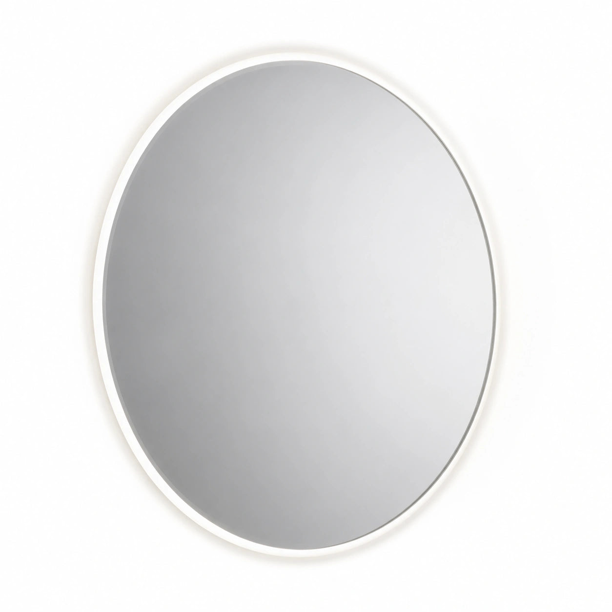Espejo de Pared Redondo con Luz LED Fría 6500K para Baño y Vestidor - Diámetro 100CM