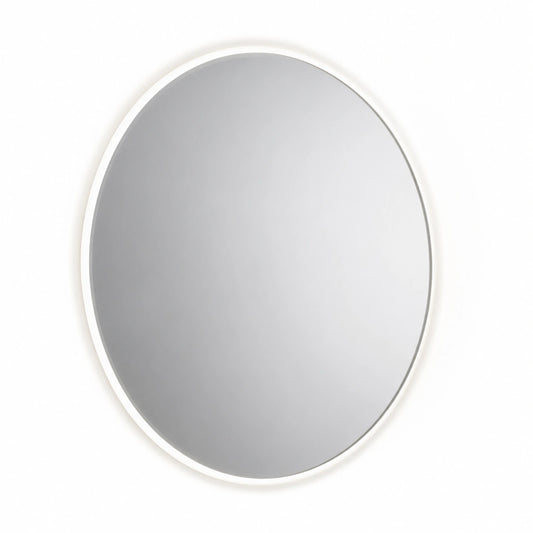 Espejo de Pared Redondo con Luz LED Fría 6500K para Baño y Vestidor - Diámetro 100CM