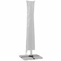 Schneider 81340 - Funda protectora para sombrillas grandes con soporte lateral, color plata, compatible hasta 400 cm de diámetro y 300x300 cm