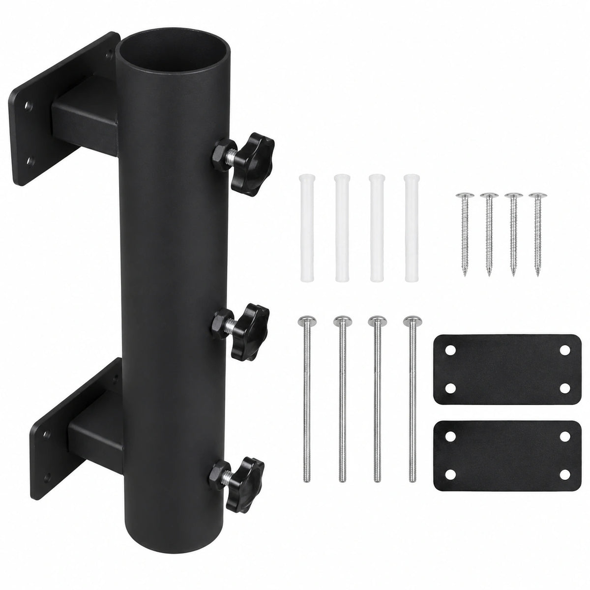 Soporte Ajustable Antióxido para Sombrilla de Terraza | Pinza para Barandillas y Balcones Exteriores