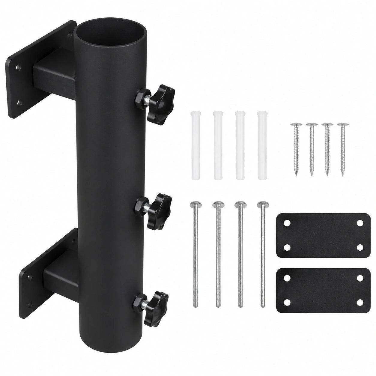 Soporte Ajustable Antióxido para Sombrilla de Terraza | Pinza para Barandillas y Balcones Exteriores