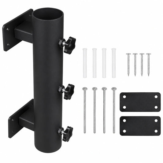 Soporte Ajustable Antióxido para Sombrilla de Terraza | Pinza para Barandillas y Balcones Exteriores