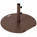 Base de Sombrilla Exterior con Ruedas y Asa, Soporte de 22.5 kg para Poste de 40-50mm, Ideal para Jardín y Balcón