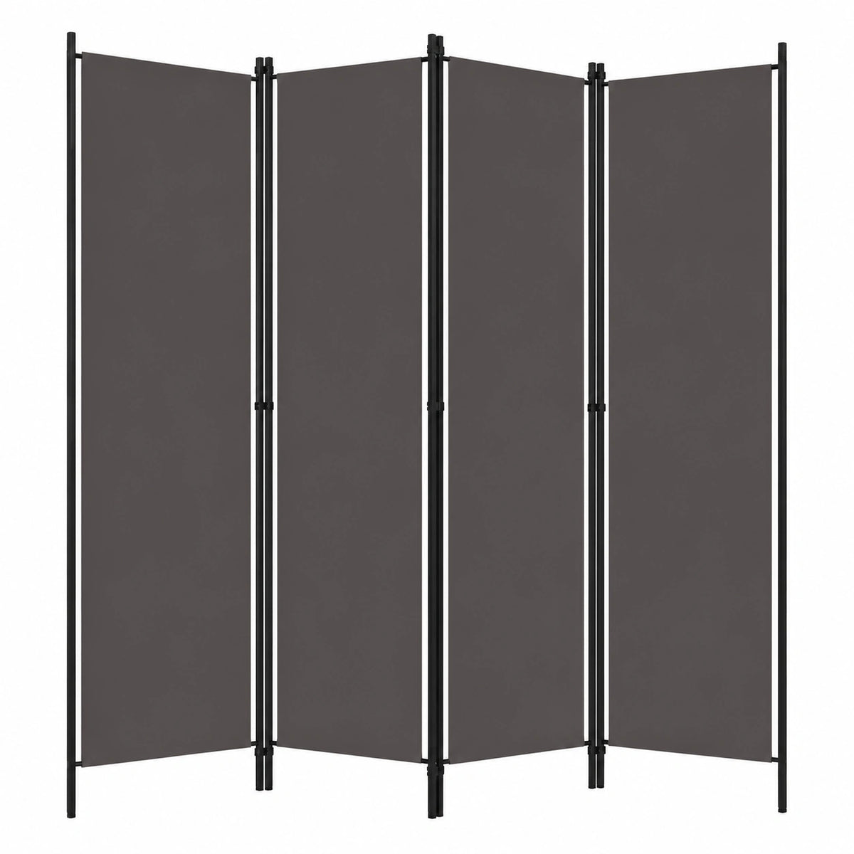 Separador de Espacios Plegable de 3 Paneles, Tela Crema, 150x180 cm