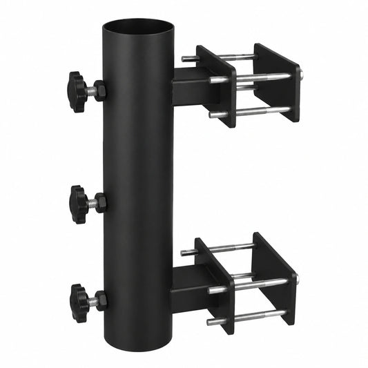 Soporte Ajustable para Sombrilla de Terraza sin Taladro, Ideal para Barandillas y Balcones