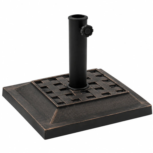 ARKEM Base Cuadrada de Sombrilla 12 kg Bronce para Exterior